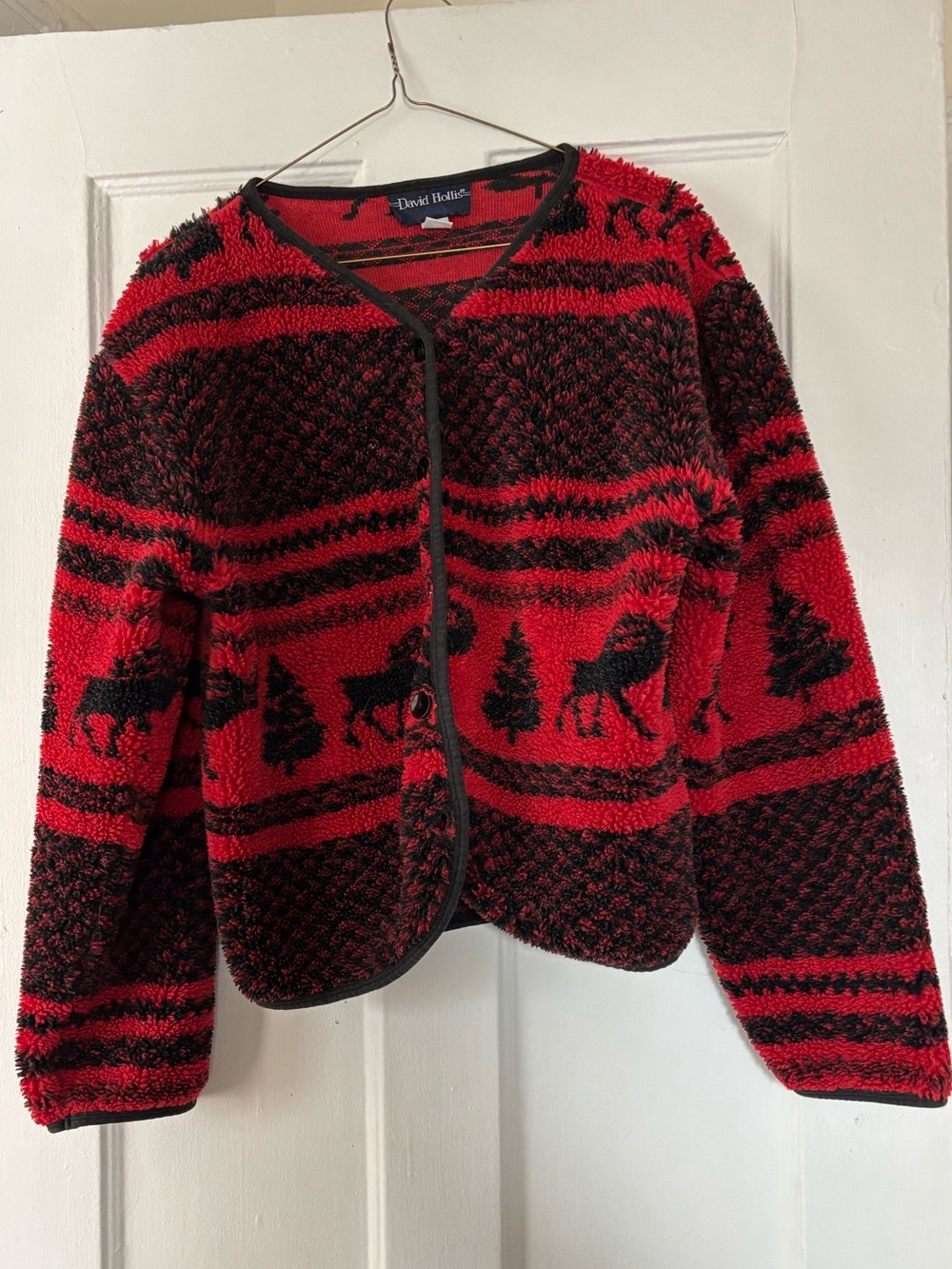 vintage sherpa fleece jacket